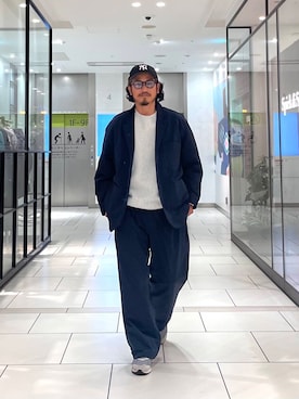 「アイテム（その他アウター）」を使った、たうけんさん（メンズ・177cm）の秋コーディネート