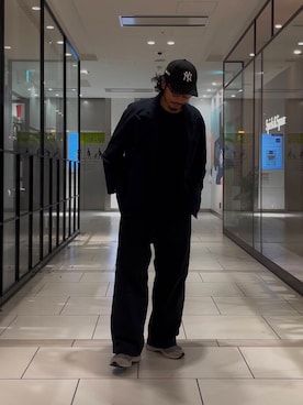 「アイテム（セットアップ）」を使った、たうけんさん（メンズ・177cm）の冬コーディネート