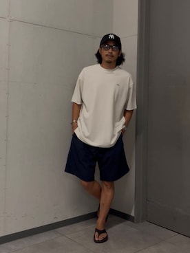 「アラフォーコーデ」｜たうけんさん（メンズ・177cm）の夏コーディネート