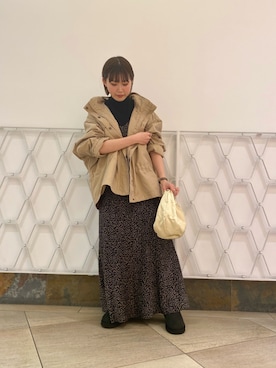 「WILD THINGS（ワイルドシングス）のアイテム（その他アウター）」を使った、erikaさん（レディース・153cm）の秋コーディネート