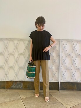 「LALO（ラロ）のアイテム」を使った、erikaさん（レディース・153cm）の夏コーディネート