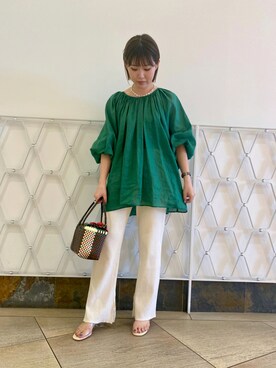 「LALO（ラロ）のアイテム」を使った、erikaさん（レディース・153cm）の夏コーディネート