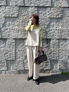 「アイテム（オールインワン・サロペット）」を使った、renge_wearさん（レディース・163cm）の秋コーディネート