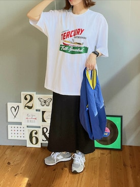 「Neuf（ヌーフ）のアイテム」を使った、renge_wearさん（レディース・163cm）の夏コーディネート