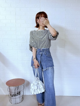 「solleim（ソルレム）のアイテム」を使った、renge_wearさん（レディース・163cm）の夏コーディネート