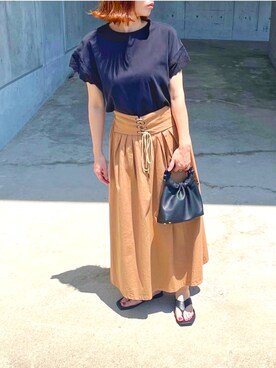 renge_wearさん（レディース・163cm）の夏コーディネート