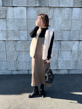 renge_wearさん（レディース・163cm）の冬コーディネート