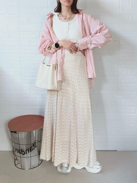 「reca（レカ）のアイテム」を使った、renge_wearさん（レディース・163cm）の春コーディネート