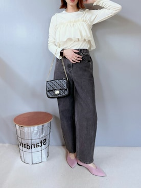 「Neutral（ニュートラル）のアイテム」を使った、renge_wearさん（レディース・163cm）の春コーディネート