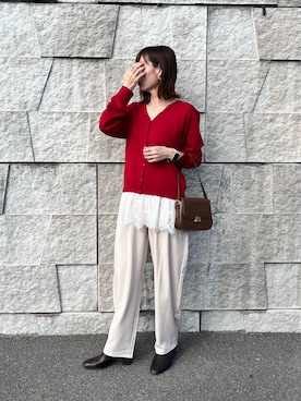 「GeeRA（ジーラ）のアイテム」を使った、renge_wearさん（レディース・163cm）の秋コーディネート