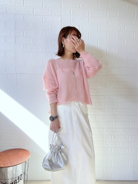「each（イーチ）のアイテム」を使った、renge_wearさん（レディース・163cm）の冬コーディネート