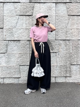「GeeRA（ジーラ）のアイテム」を使った、renge_wearさん（レディース・163cm）の夏コーディネート