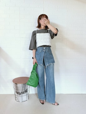 「solleim（ソルレム）のアイテム」を使った、renge_wearさん（レディース・163cm）の春コーディネート