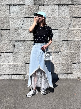 「coca（coca）（コカ）のアイテム」を使った、renge_wearさん（レディース・163cm）の春コーディネート