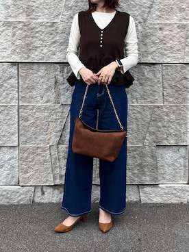 「coca（coca）（コカ）のアイテム」を使った、renge_wearさん（レディース・163cm）の秋コーディネート
