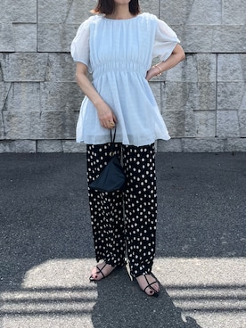 「GeeRA（ジーラ）のアイテム」を使った、renge_wearさん（レディース・163cm）の夏コーディネート