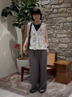 「アイテム（サンダル）」を使った、mimorin_bfさん（レディース・158cm・20代）の夏コーディネート