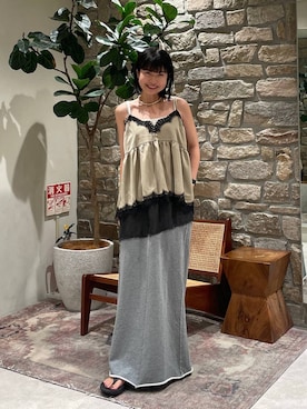 「アイテム（トップス）」を使った、mimorin_bfさん（レディース・158cm・20代）の夏コーディネート