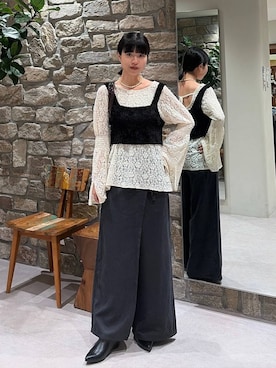 「アイテム（その他トップス）」を使った、mimorin_bfさん（レディース・158cm・20代）の秋コーディネート