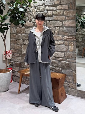 「アイテム（テーラードジャケット）」を使った、mimorin_bfさん（レディース・158cm・20代）の秋コーディネート