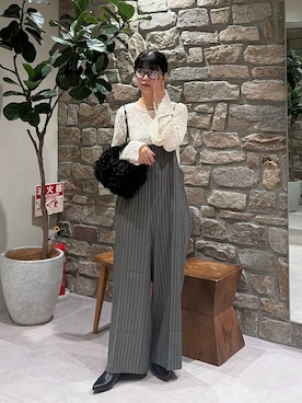 「アイテム（オールインワン・サロペット）」を使った、mimorin_bfさん（レディース・158cm・20代）の秋コーディネート