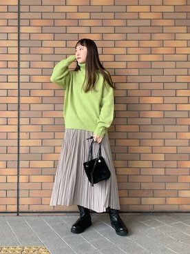 アリサさん（レディース・156cm）の冬コーディネート