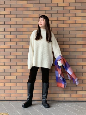 アリサさん（レディース・156cm）の秋コーディネート