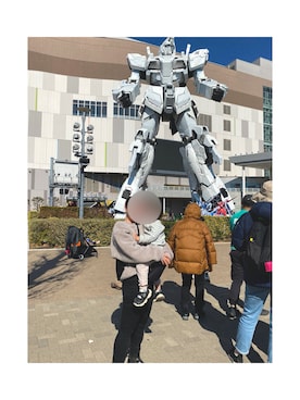 「CAMP7（キャンプセブン）のアイテム」を使った、まげさん（レディース・157cm）の春コーディネート