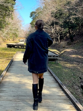 「MOUSSY（マウジー）のアイテム（ジャケット/アウター）」を使った、yuina10969さん（レディース・163cm）の秋コーディネート