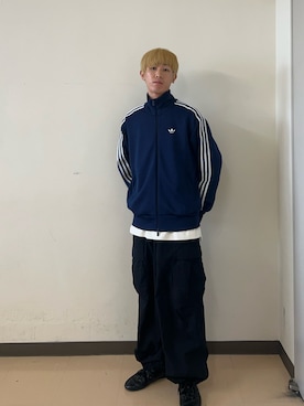 「adidas（アディダス）のアイテム（ジャケット/アウター）」を使った、taniさん（メンズ・173cm）の春コーディネート