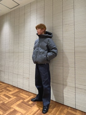 「アイテム（ダウンジャケット/コート）」を使った、taniさん（メンズ・173cm・20代）の冬コーディネート