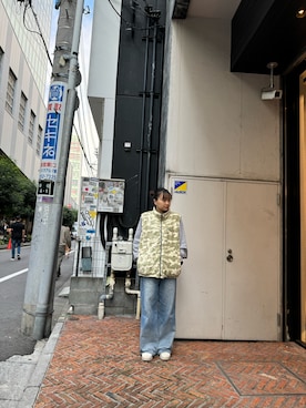 「迷彩柄」｜chiharu.kさん（レディース・160cm）の秋コーディネート