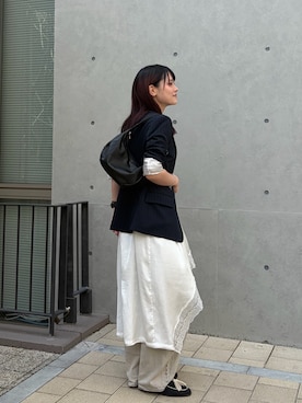 「russet（ラシット）のアイテム」を使った、mizuu1113さん（レディース・157cm）の春コーディネート