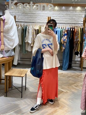 みやっちさん（レディース・162cm）の夏コーディネート