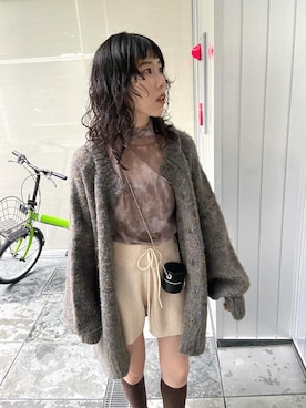 「Kastane」｜「アイテム（モカシン/デッキシューズ）」を使った、みやっちさん（レディース・162cm）の秋コーディネート