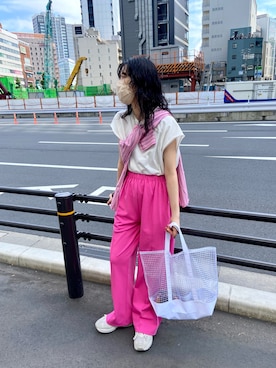 みやっちさん（レディース・162cm）の夏コーディネート