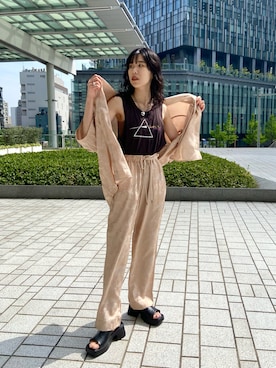 みやっちさん（レディース・162cm）の夏コーディネート