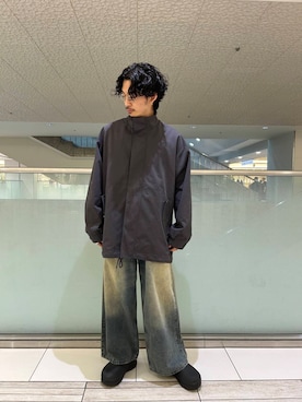 「アイテム（モッズコート）」を使った、SHUTOさん（メンズ・175cm）の秋コーディネート