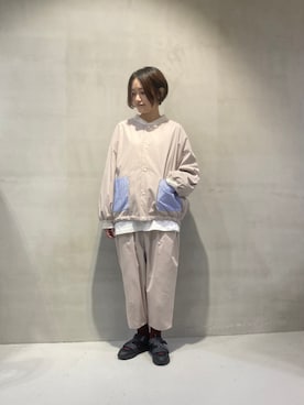 「FRAPBOIS」｜「アイテム（ブルゾン）」を使った、suzuki♀さん（レディース・153cm）の夏コーディネート