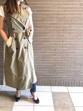 トレンチワンピース の人気ファッションコーディネート Wear