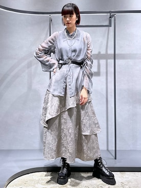 HARE（ハレ）の「ギャザーワイドシアーシャツ(HARE)（シャツ