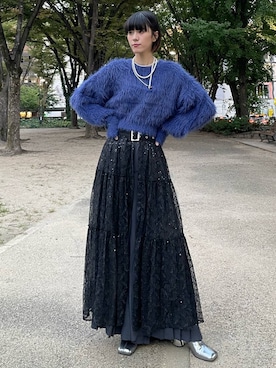「ドットエスティ秋コーデ」｜「アイテム（アクセサリー）」を使った、ココロさん（レディース・169cm）の秋コーディネート