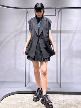 「HARE（ハレ）のアイテム（ジャケット/アウター）」を使った、ココロさん（レディース・169cm）の夏コーディネート