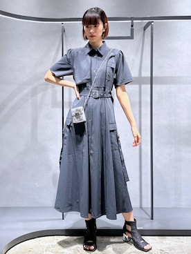 「HARE（ハレ）のアイテム（ワンピース/ドレス）」を使った、ココロさん（レディース・169cm）の夏コーディネート