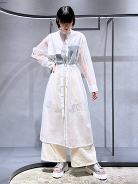 「HARE（ハレ）のアイテム（ワンピース/ドレス）」を使った、ココロさん（レディース・169cm）の夏コーディネート