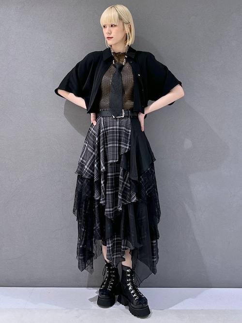 MIXチェックランダムスカート(HARE)（スカート）｜HARE（ハレ