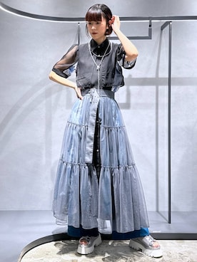 「HARE（ハレ）のアイテム（ワンピース/ドレス）」を使った、ココロさん（レディース・169cm）の夏コーディネート