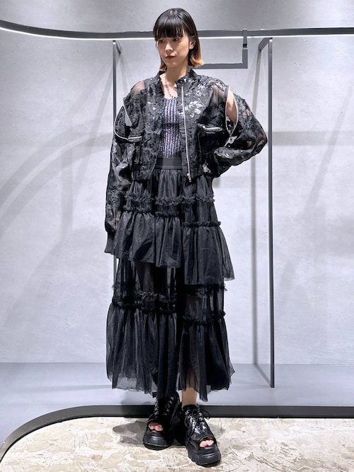 スカート チュールフリルスカート(HARE) レディース : 85245445  