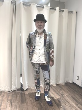 「Desigual（デシグアル）のアイテム（パンツ）」を使った、desigual110105さん（メンズ・173cm）の春コーディネート