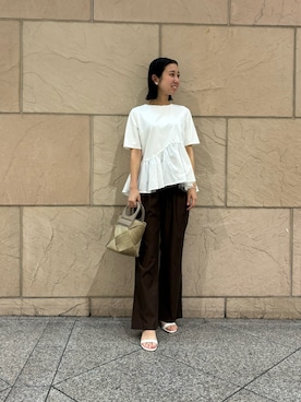 「URBAN RESEARCH ROSSO WOMEN（アーバンリサーチ　ロッソ）のアイテム」を使った、aozoraさん（レディース・166cm）の夏コーディネート